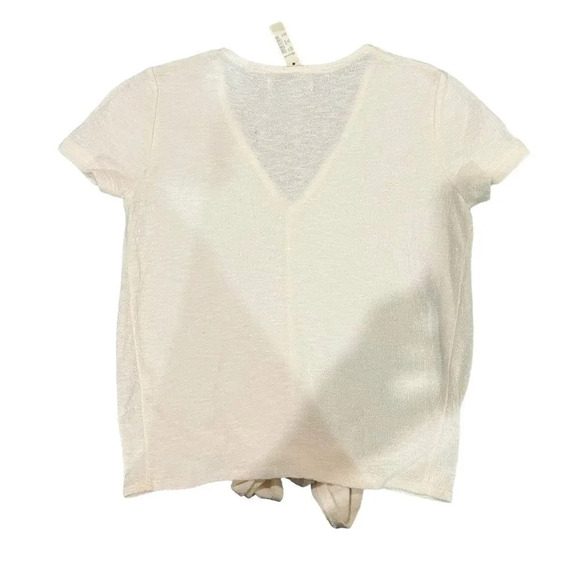 NWT Madewell Texture & Thread Tie Front Top Blouse Size XXS - Picture 5 of 5